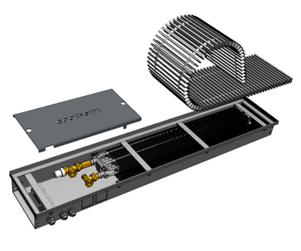 Внутрішньопідлоговий конвектор Cooltherm Ventherm 1000 мм200 мм110 мм V-1000.200.110-P.С.