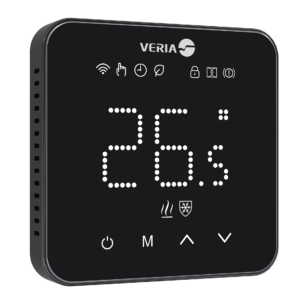 189b4072-veria-control-wt-black-angle-1 Терморегулятор Wi-Fi Veria Control WT45 (Чорний)