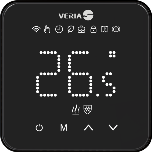 Терморегулятор Wi-Fi Veria Control WT45 (Чорний)