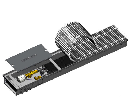 Внутрішньопідлоговий конвектор Cooltherm Hottherm 1000 мм200 мм110 мм H-1000.200.110-P.С.