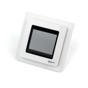 Терморегулятор DEVIreg Touch - Polar White (датчик повітря та підлоги, 16 А)