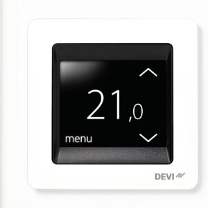 Терморегулятор DEVIreg Touch - Pure White (датчик повітря та підлоги, 16 А)