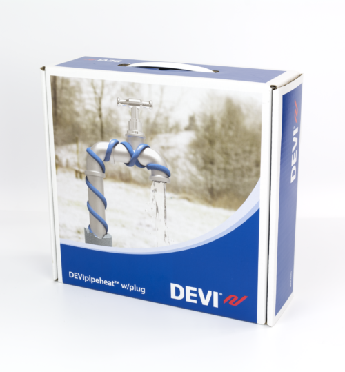 Heating Cables, DEVIpipeheat 10 V2 readym., 10W/m@10°C, 10 m, Supply voltage [V] AC: 230