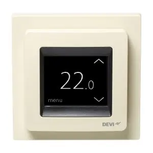 Терморегулятор для теплої підлоги DEVIreg™ Touch - Слонова кістка